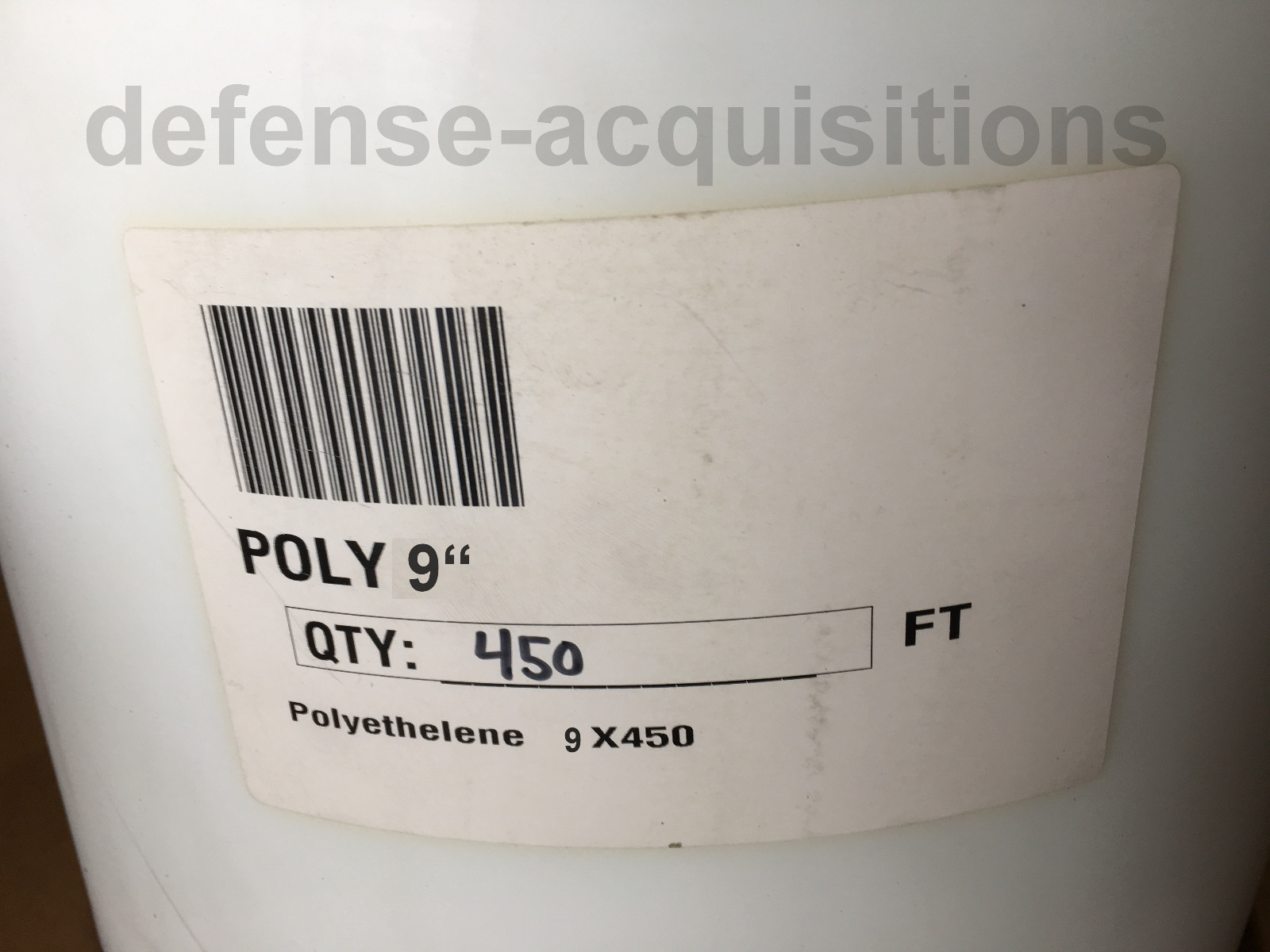 HDPE High Density Polyethylene Plastic Sheet .030″ x 9″ x By The Foot FLEXIBLE