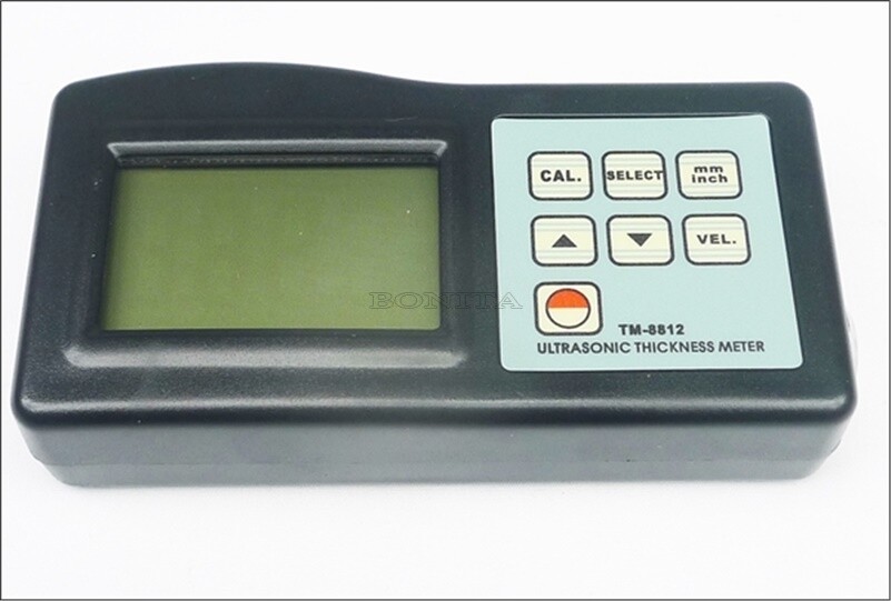 Tester Ultrasonic Meter Steel TM-8812 Digital Wall Thickness Gauge Testing Pv fm
