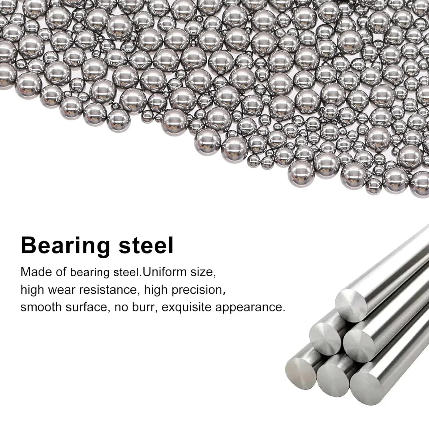 620PCS 304 Stainless Steel Precision Balls Bicycle Bearing Balls Assortment Kit
