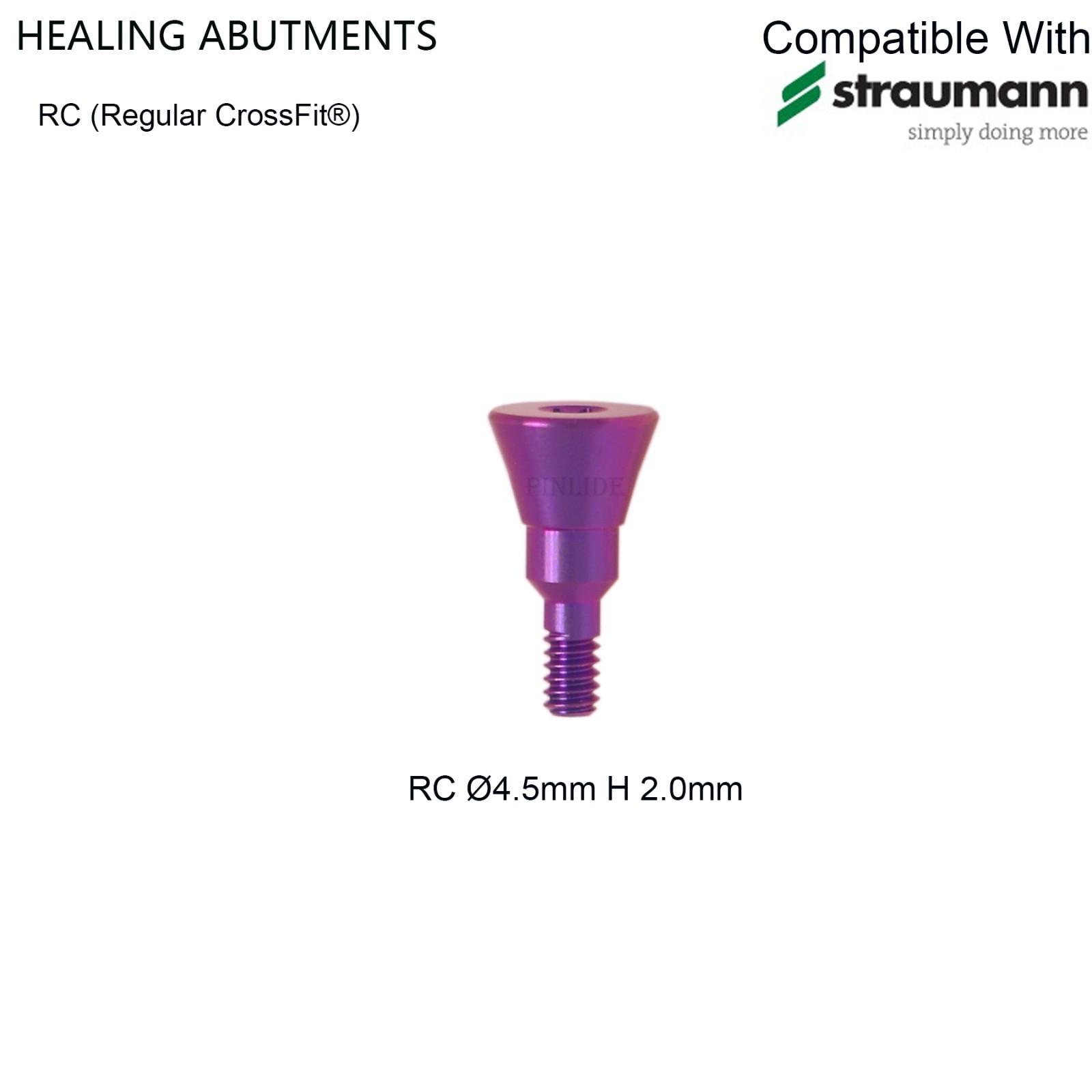 US Dental Healing Abutment Closure Compatible With Straumann ITI BoneLevel NC/RC