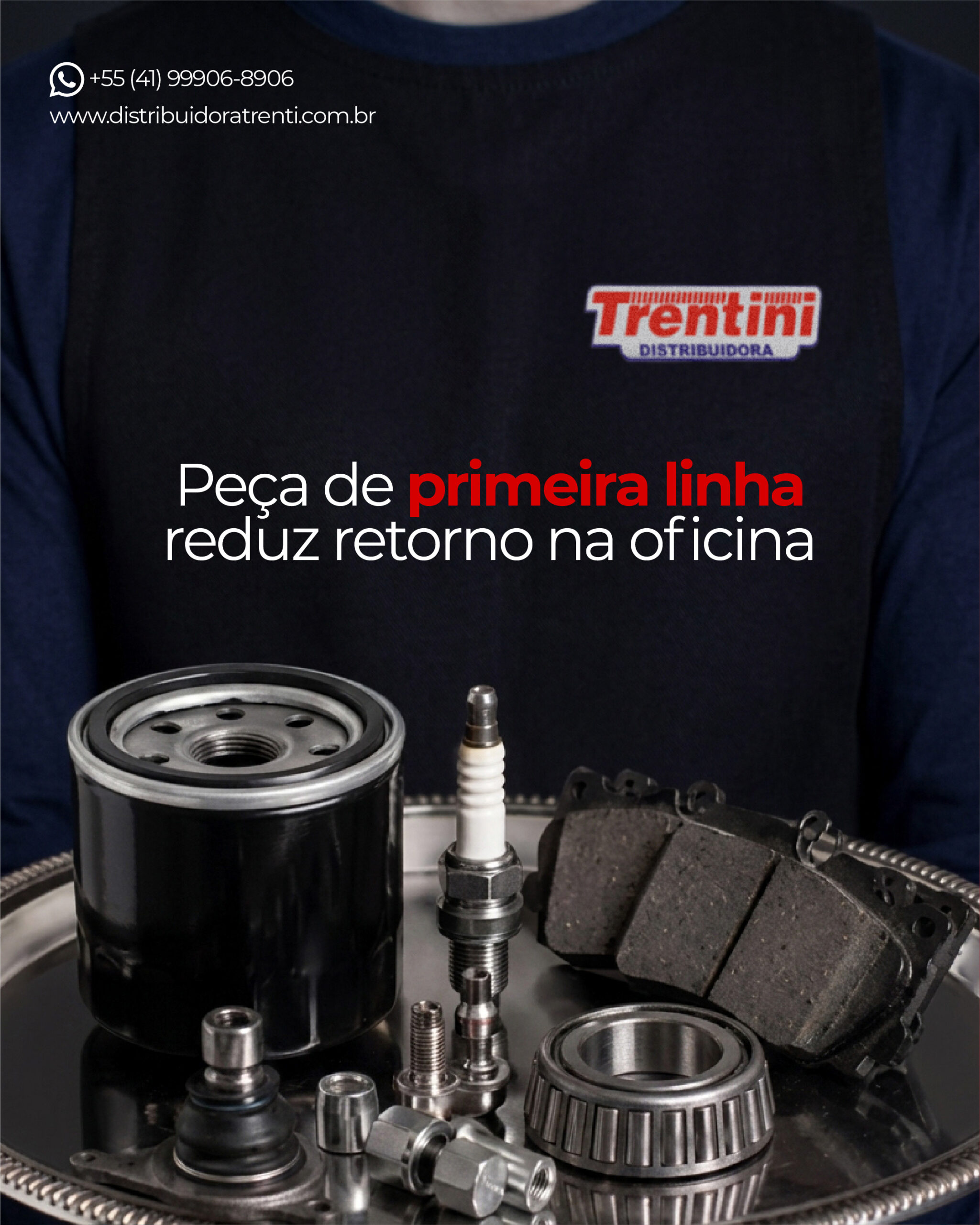 Peça de primeira linha reduz retorno na oficina