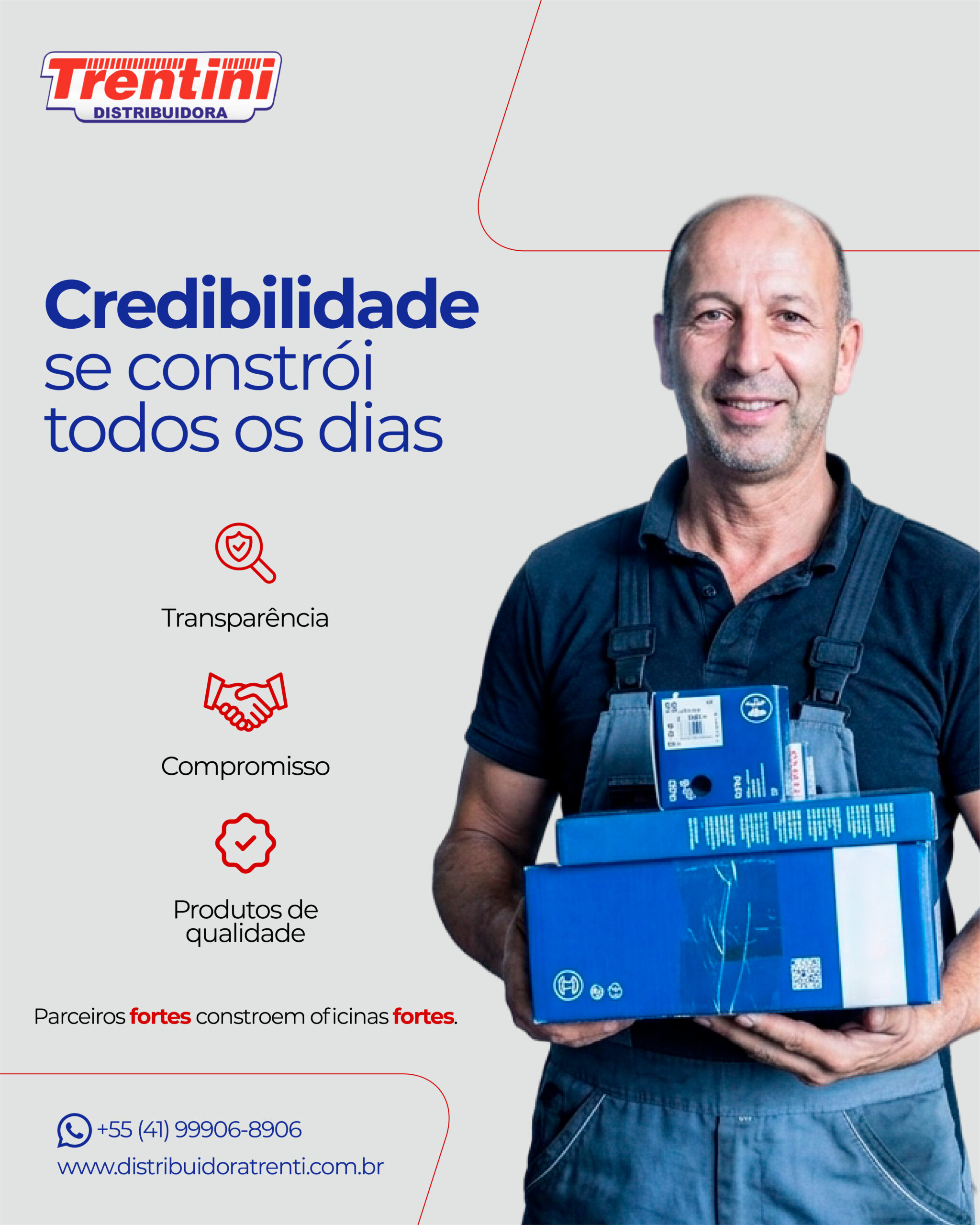 Credibilidade se constrói todos os dias